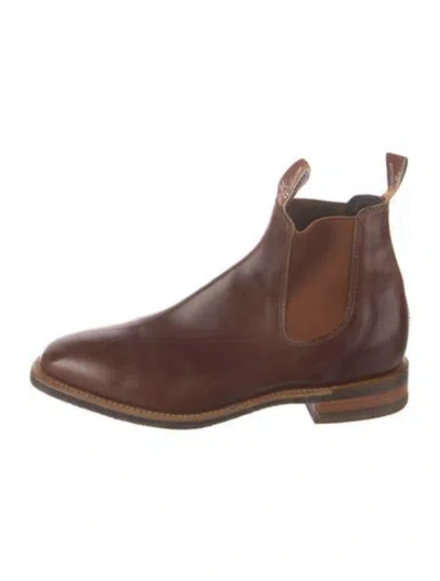 Pre-owned R.m.williams Leather Chelsea Boots In Brown