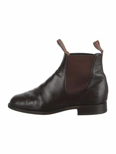 Pre-owned R.m.williams Leather Chelsea Boots In Brown
