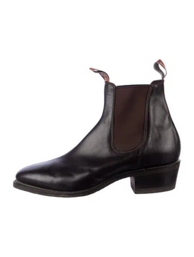 Pre-owned R.m.williams Leather Chelsea Boots In Brown