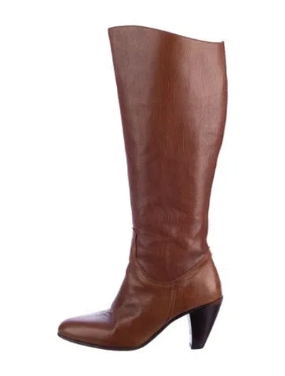 Pre-owned R.m.williams Leather Riding Boots In Brown