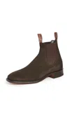R.m.williams R. M. Williams Suede Rm Boots Chocolate In Chocolate