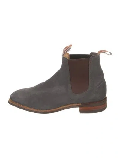 Pre-owned R.m.williams Suede Chelsea Boots In Gray