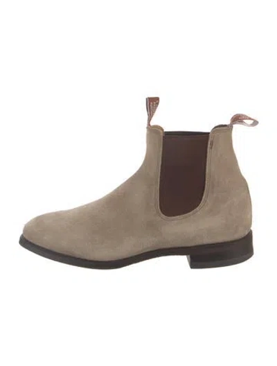 Pre-owned R.m.williams Suede Chelsea Boots In Neutral
