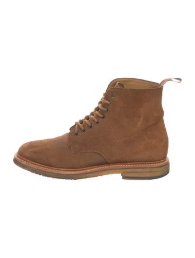 Pre-owned R.m.williams Suede Lace-up Boots In Brown
