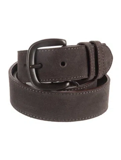Pre-owned R.m.williams Suede Waist Belt In Brown