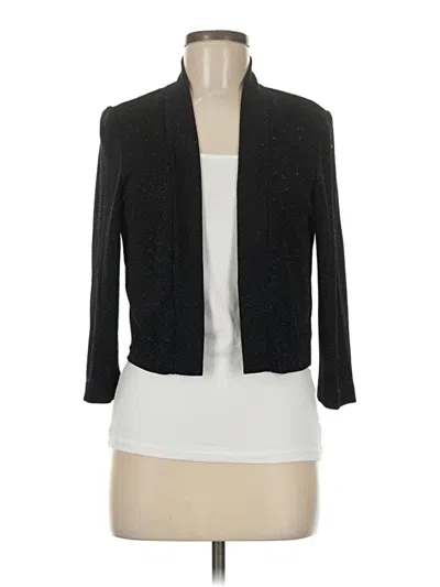 Pre-owned Rn Studio By Ronni Nicole Cardigan Sweater In Black