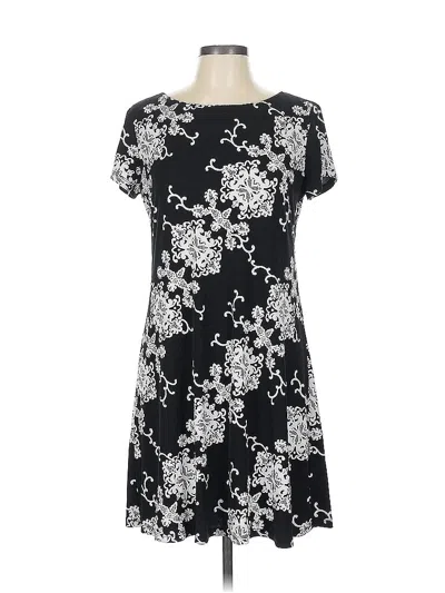 Pre-owned Rn Studio By Ronni Nicole Casual Dress In Black