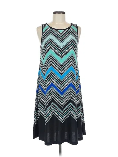 Pre-owned Rn Studio By Ronni Nicole Casual Dress In Blue