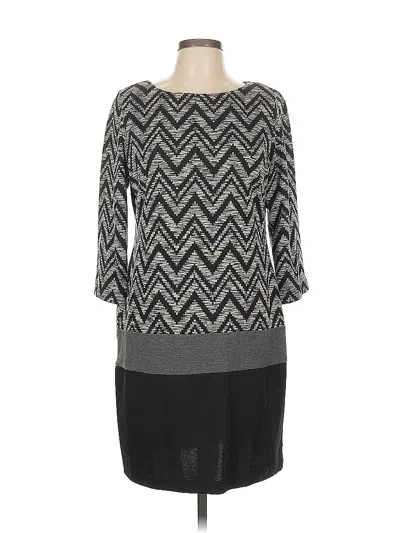 Pre-owned Rn Studio By Ronni Nicole Casual Dress In Gray