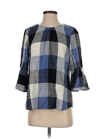 Pre-owned Ro & De 3/4 Sleeve Blouse In Blue