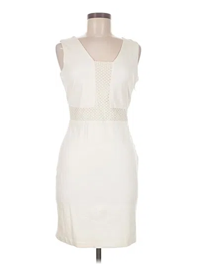 Pre-owned Ro & De Cocktail Dress In Ivory