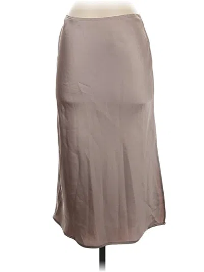 Pre-owned Ro & De Formal Skirt In Brown