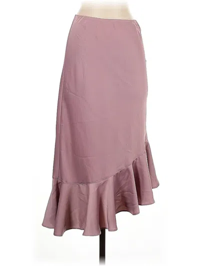 Pre-owned Ro & De Formal Skirt In Pink
