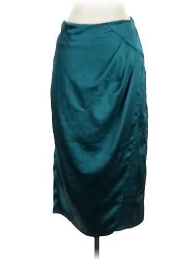 Pre-owned Ro & De Formal Skirt In Teal