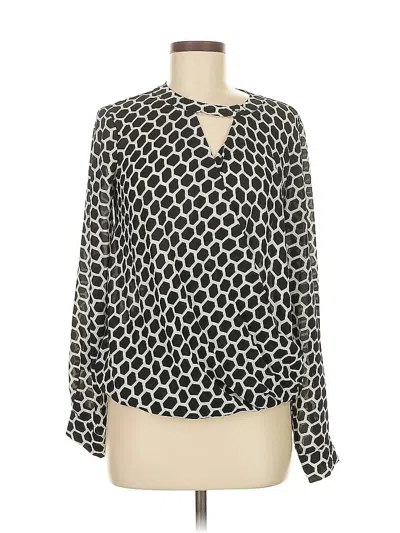 Pre-owned Ro & De Long Sleeve Blouse In Black