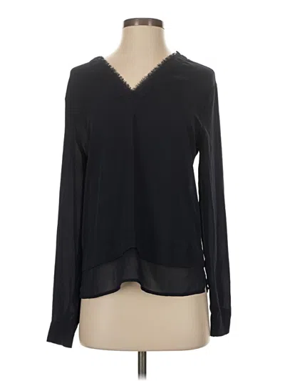 Pre-owned Ro & De Long Sleeve Blouse In Black