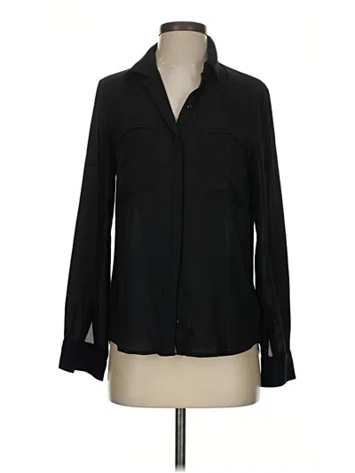 Pre-owned Ro & De Long Sleeve Blouse In Black