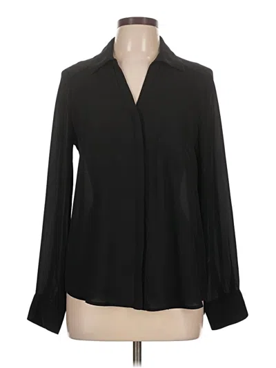 Pre-owned Ro & De Long Sleeve Blouse In Black