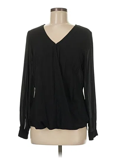 Pre-owned Ro & De Long Sleeve Blouse In Black