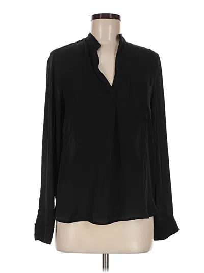 Pre-owned Ro & De Long Sleeve Blouse In Black