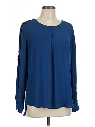 Pre-owned Ro & De Long Sleeve Blouse In Blue