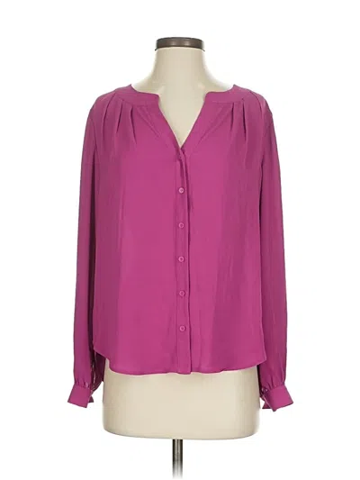 Pre-owned Ro & De Long Sleeve Blouse In Purple