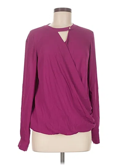 Pre-owned Ro & De Long Sleeve Blouse In Purple