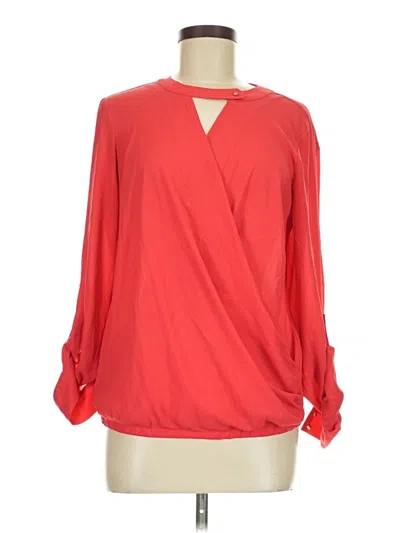 Pre-owned Ro & De Long Sleeve Blouse In Red