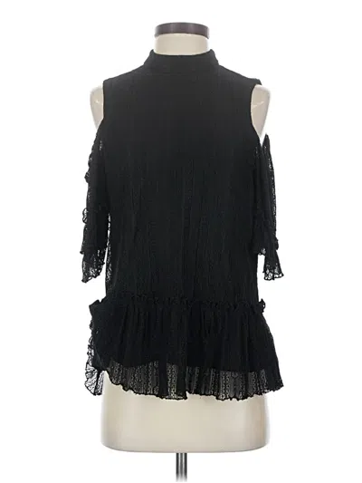 Pre-owned Ro & De Sleeveless Blouse In Black