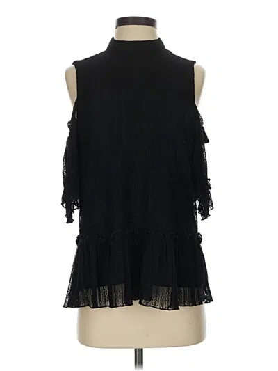 Pre-owned Ro & De Sleeveless Blouse In Black