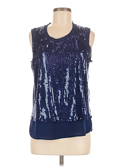 Pre-owned Ro & De Sleeveless Blouse In Blue