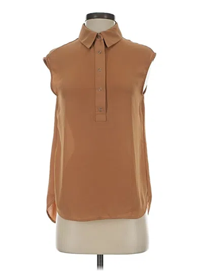 Pre-owned Ro & De Sleeveless Blouse In Brown