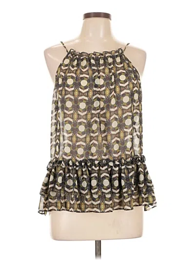 Pre-owned Ro & De Sleeveless Blouse In Brown