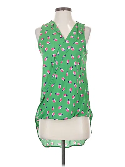 Pre-owned Ro & De Sleeveless Blouse In Green