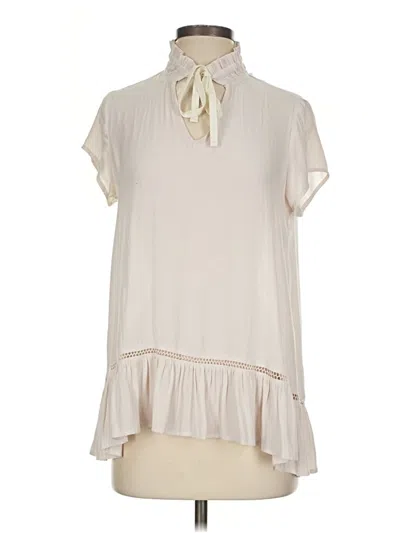 Ro & De Sleeveless Blouse In Ivory