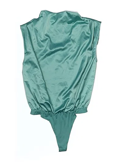 Pre-owned Ro & De Sleeveless Blouse In Teal