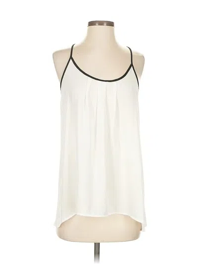 Pre-owned Ro & De Sleeveless Blouse In White