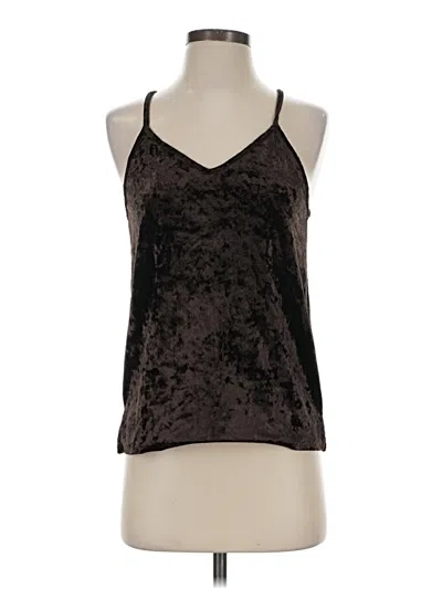 Pre-owned Ro & De Tank Top Black Halter Neckline Tops