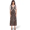 Ro&zo Black Mix And Match Rose Ditsy Dress