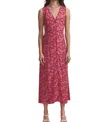 Ro&zo Sleeveless Floral Button Front Dress In Multi