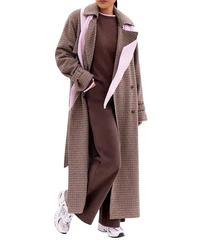 Ro&zo Ro & Zo Multi Check Trench Belted Coat