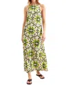 Ro&zo Ro & Zo Sleeveless Print Maxi Dress In Multi