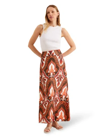 RO&ZO RO&ZO TILE PRINTED SKIRT