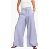 Ro&zo Wide Leg Stripe Drawstring Trousers