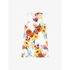 Ro&zo Womens  Garden Floral Round-neck Floral Shift Dress In Multi