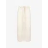 Ro&zo Womens  Drawstring-waist Straight-leg Denim Jeans