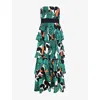 Ro&zo Claudia Print Tiered Dress