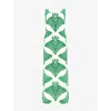 Ro&zo Womens Green Fan-print Square-neck Woven Maxi Dress In Green