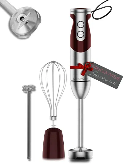 Ro Titanium Reinforced 3-in-1 Immersion Corded Hand Blender, Powerful Motor With 80% Sharper Blades, 12
