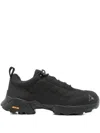 Roa Katharina Light Rubber And Leather-trimmed Ripstop Sneakers In Black